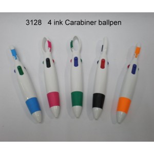 3128   4-Color Ballpen with Carabina